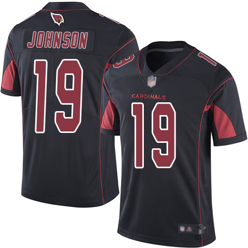 Arizona Cardinals Limited Black Men KeeSean Johnson Jersey NFL Football #19 Rush Vapor Untouchable->arizona cardinals->NFL Jersey